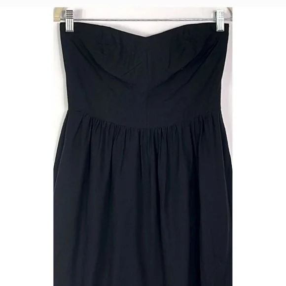 ann taylor loft cocktail dresses Charcoal Pleated Blouson Dress main image 1